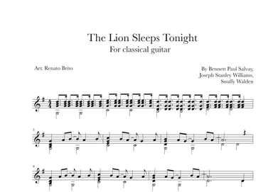 The Lion Sleeps Tonight (arr. Renato Brito)