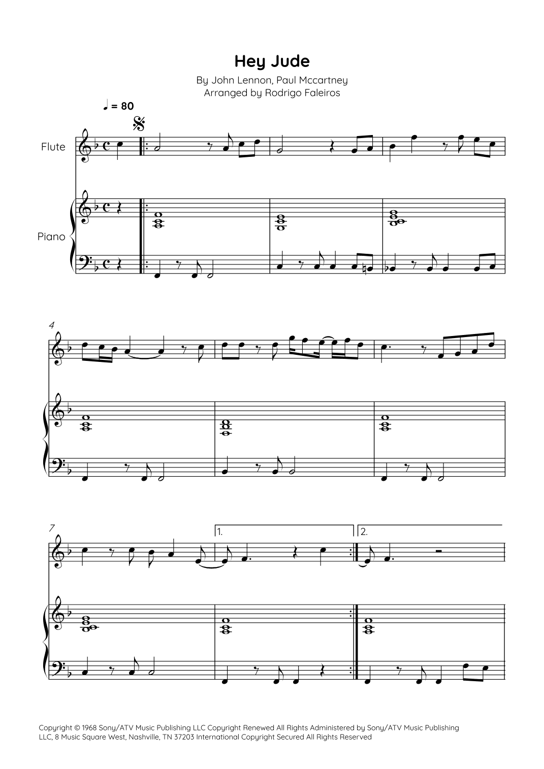 Hey Jude (arr. Rodrigo Faleiros)
