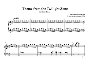 Twilight Zone Main Title (arr. Amanda Dills)