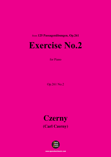 C. Czerny-Exercise No.2,Op.261 No.2 (arr. OSM Press)