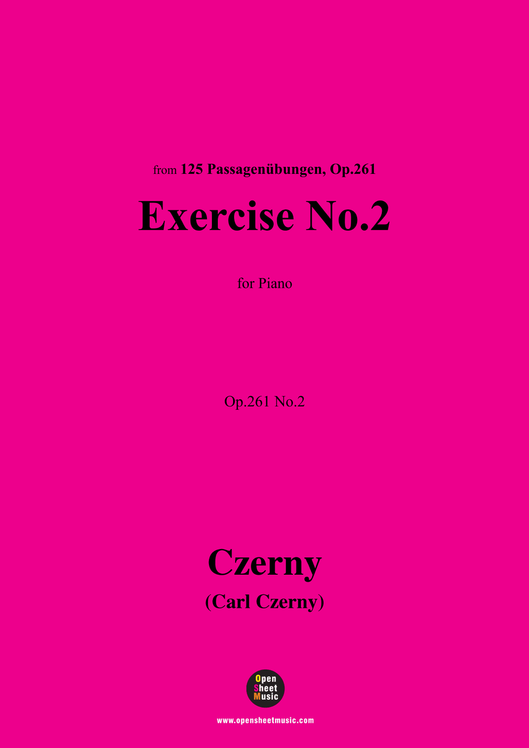 C. Czerny-Exercise No.2,Op.261 No.2 (arr. OSM Press)