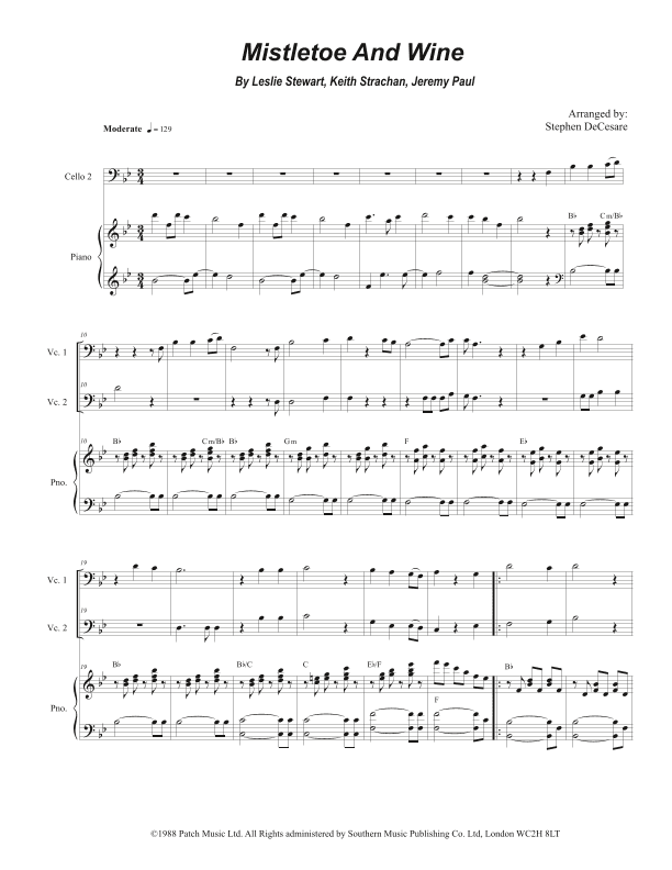 Mistletoe And Wine (arr. Stephen DeCesare)
