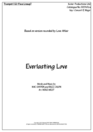 Everlasting Love (arr. Michael Storeton-West)