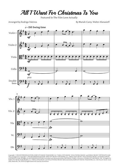 All I Want For Christmas Is You (arr. Rodrigo Faleiros)