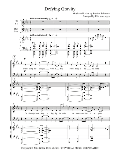 Defying Gravity (arr. Eric Knechtges)