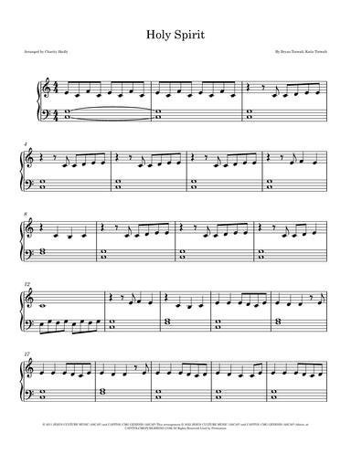 Holy Spirit (arr. Charity Skelly)