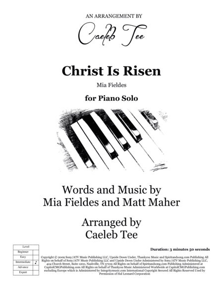 Christ Is Risen (arr. Caeleb Tee)
