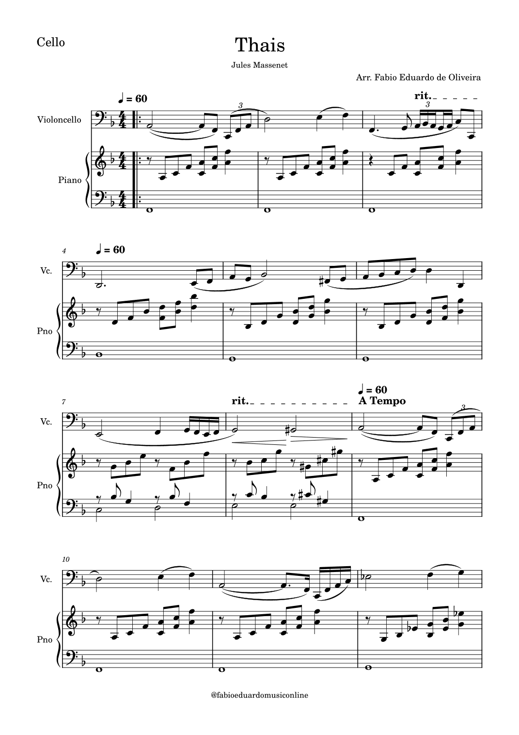 Thais (Meditation) (arr. Fabio Eduardo de Oliveira)