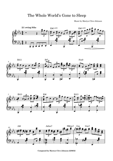 The Whole World's Gone to Sleep