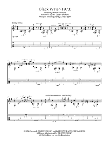 Black Water (arr. Andrew Zohn)