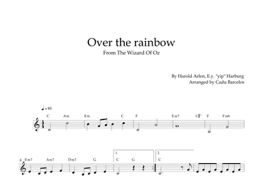 Over The Rainbow (arr. Cadu Barcelos)