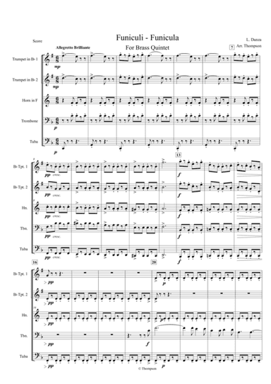 Finiculi Finicula (arr. Brian Thompson)