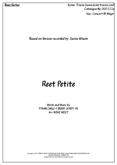 Reet Petite (the Sweetest Girl In Town) (arr. Michael Storeton-West)