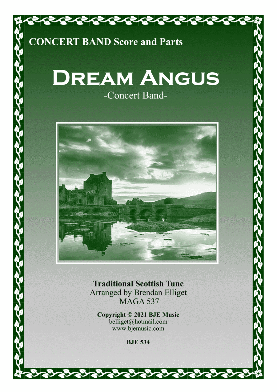 Dream Angus - Concert Band Score and Parts PDF (arr. Brendan Elliget MAGA 537)