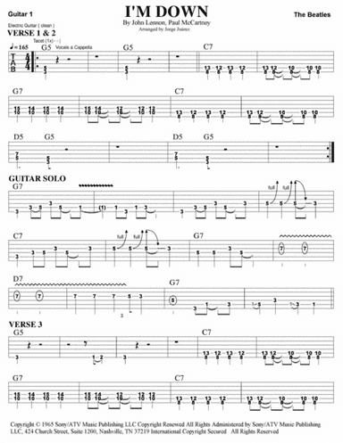 I'm Down (arr. Jorge Juárez)