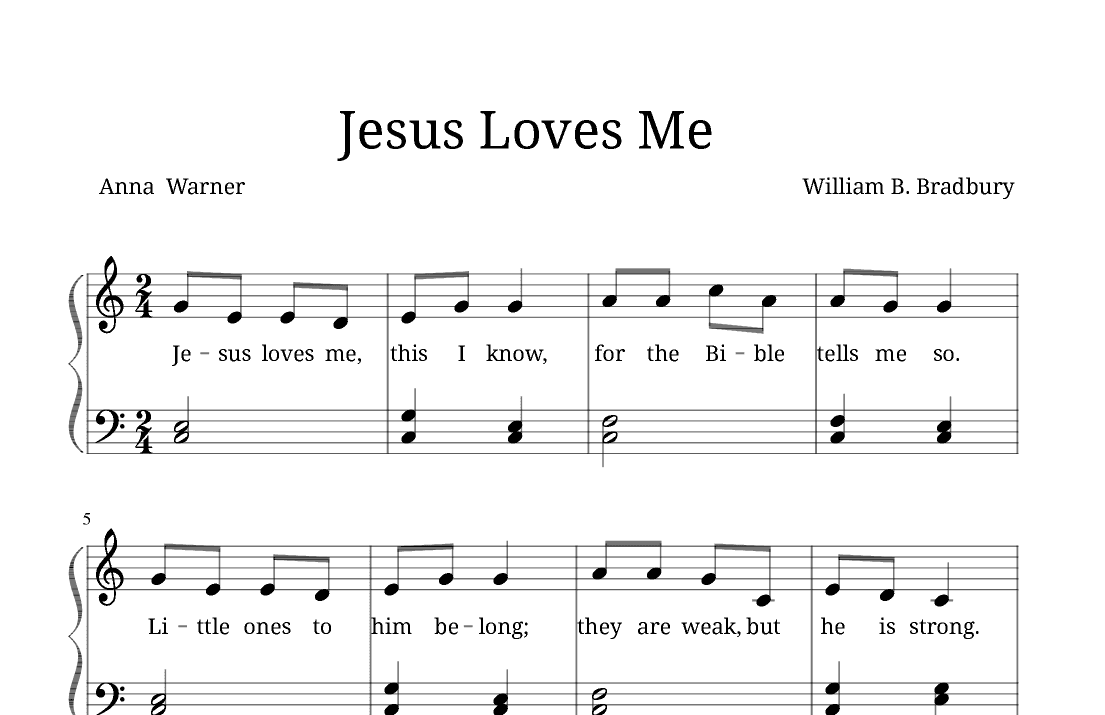 Jesus Loves Me (arr. Colby Gordon)