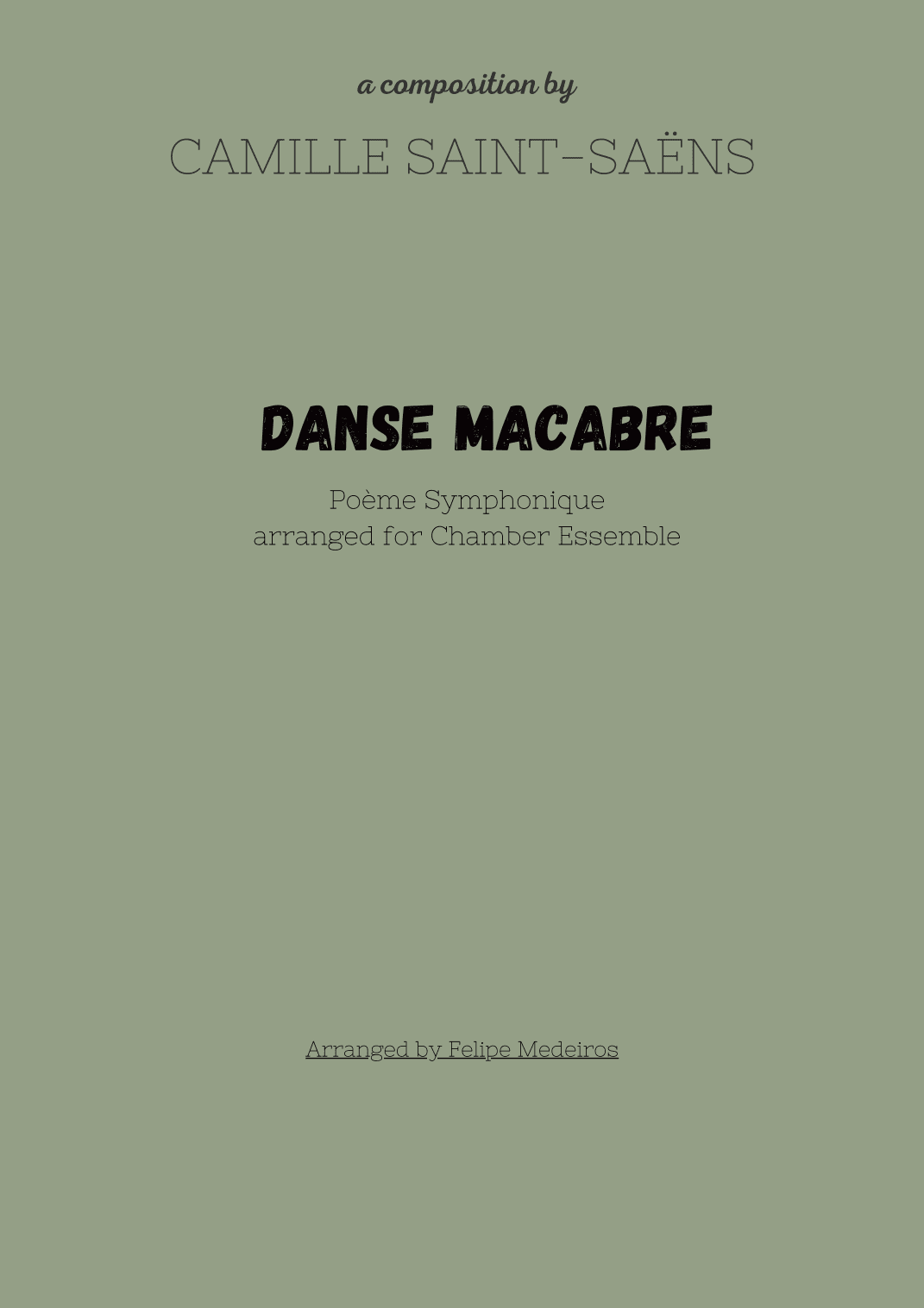 DANSE MACABRE (arr. Felipe Medeiros)