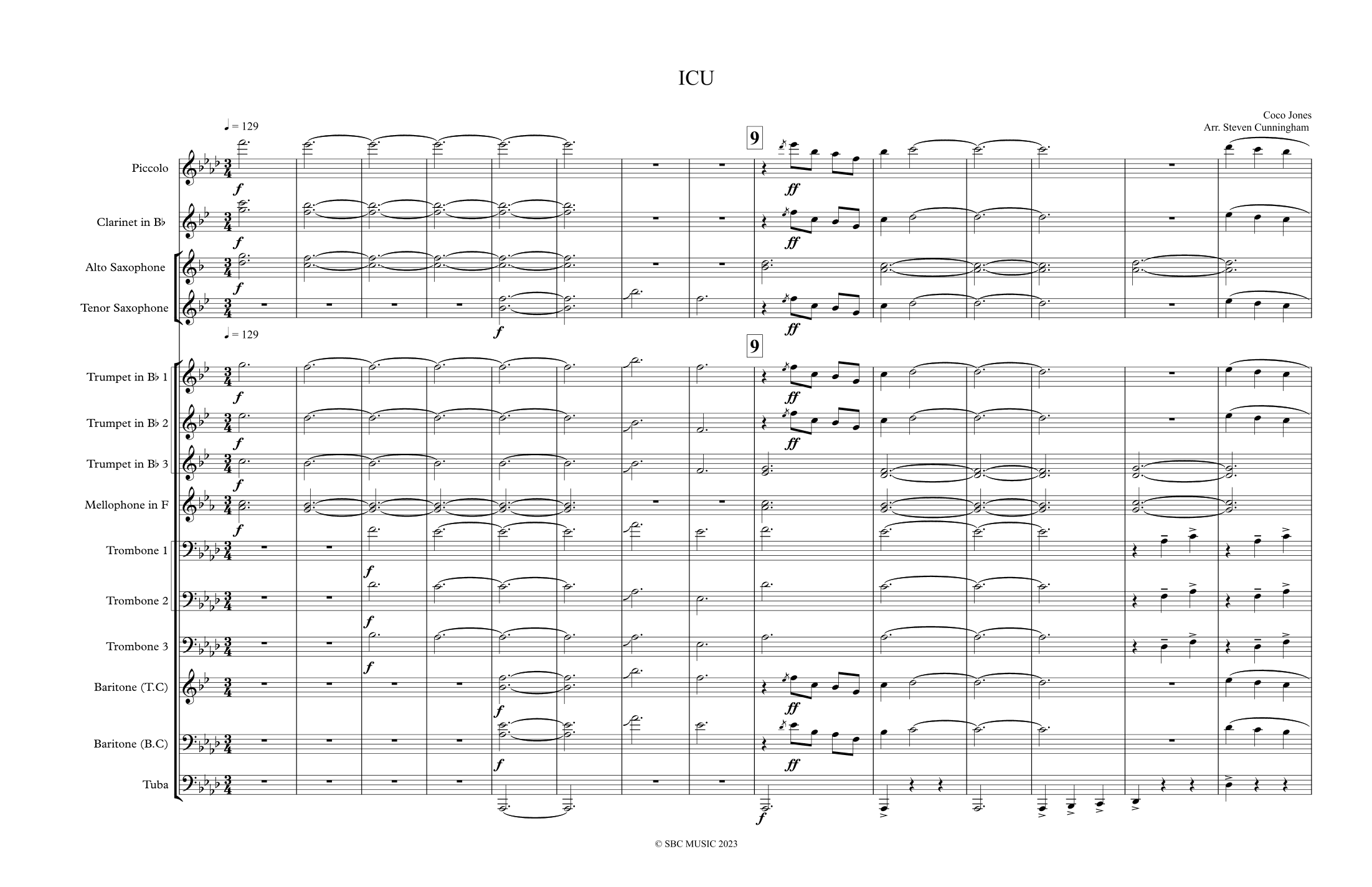 Icu (arr. Steven Cunningham)