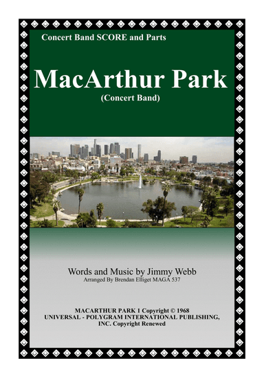 Macarthur Park (arr. Brendan Elliget MAGA 537)