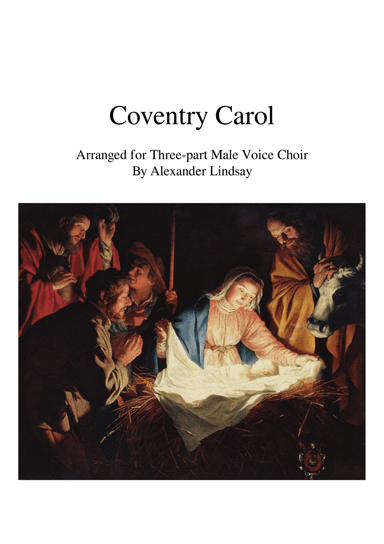 Coventry Carol (TBB) (arr. Alexander Lindsay)