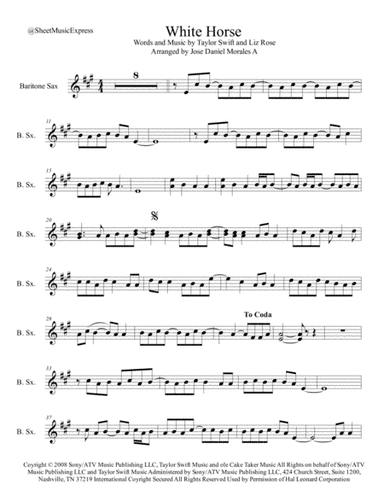 White Horse (arr. Jose Daniel Morales A.)