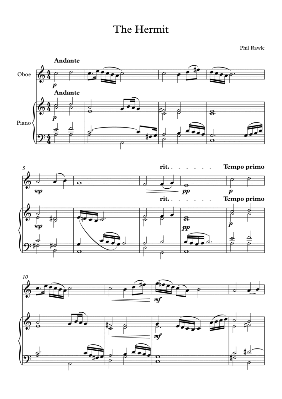 The Hermit - Oboe Solo