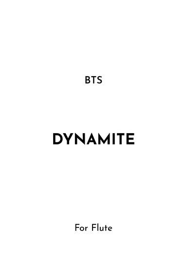Dynamite (arr. Jireh J.)