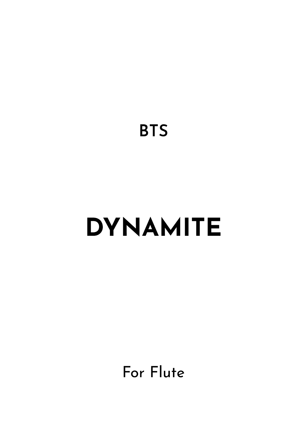 Dynamite (arr. Jireh J.)