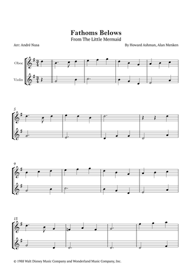 Fathoms Below (arr. André Nusa)