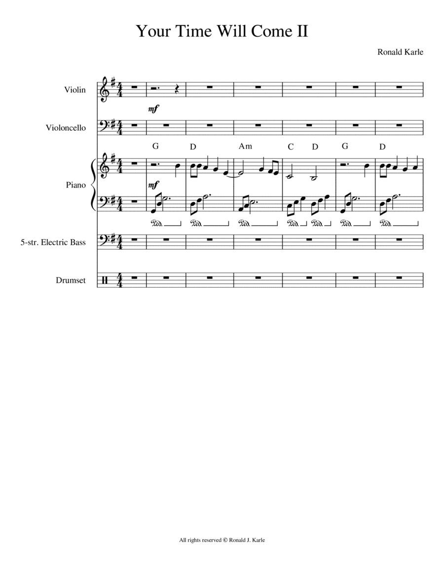 Your Time will Come (Instrumental Arrangement)