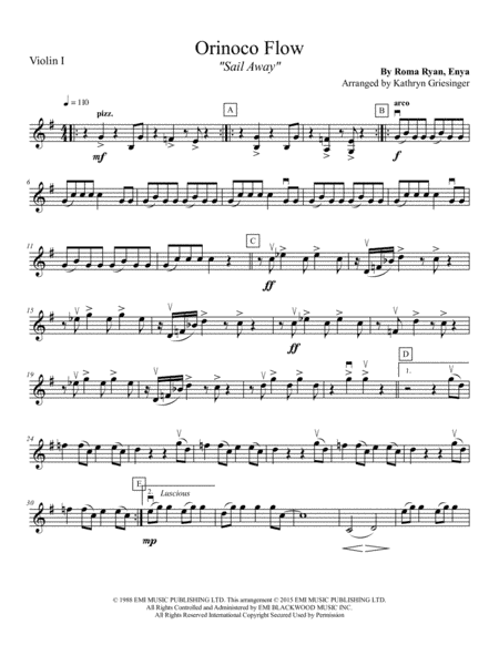 Orinoco Flow (arr. Kathryn Griesinger)