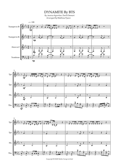 Dynamite (arr. Matthew pyeon)
