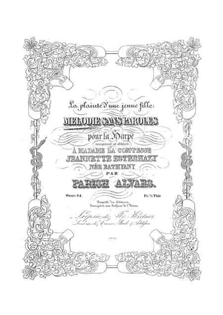 he Plaint of a Young Girl - Song without words, op. 64