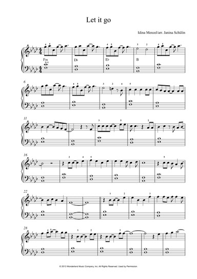 Let It Go (arr. Janina Schülin)