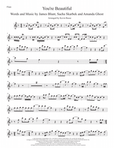 You're Beautiful (arr. Kevin Busse)