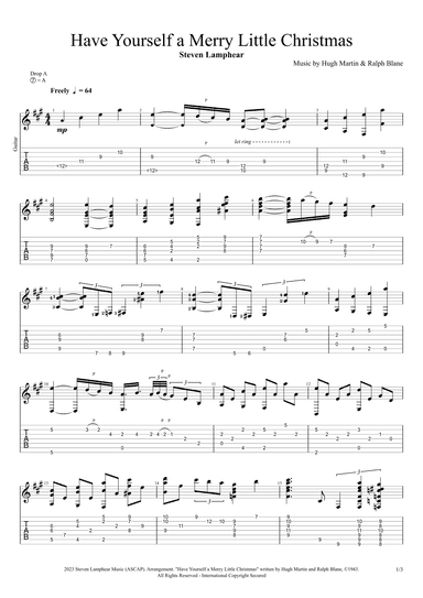 Have Yourself A Merry Little Christmas (arr. Steven Lamphear)