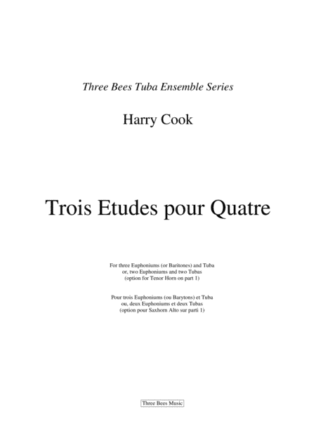Trois Etudes pour Quatre