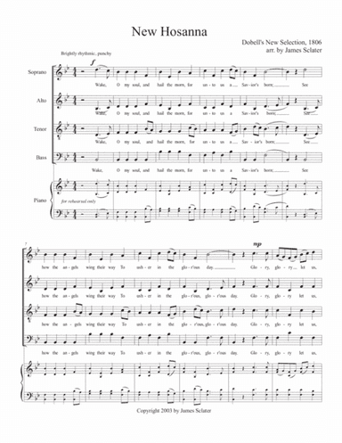New Hosanna (arr. James Sclater)