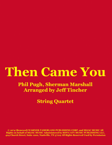 Then Came You (arr. Jeff Tincher)