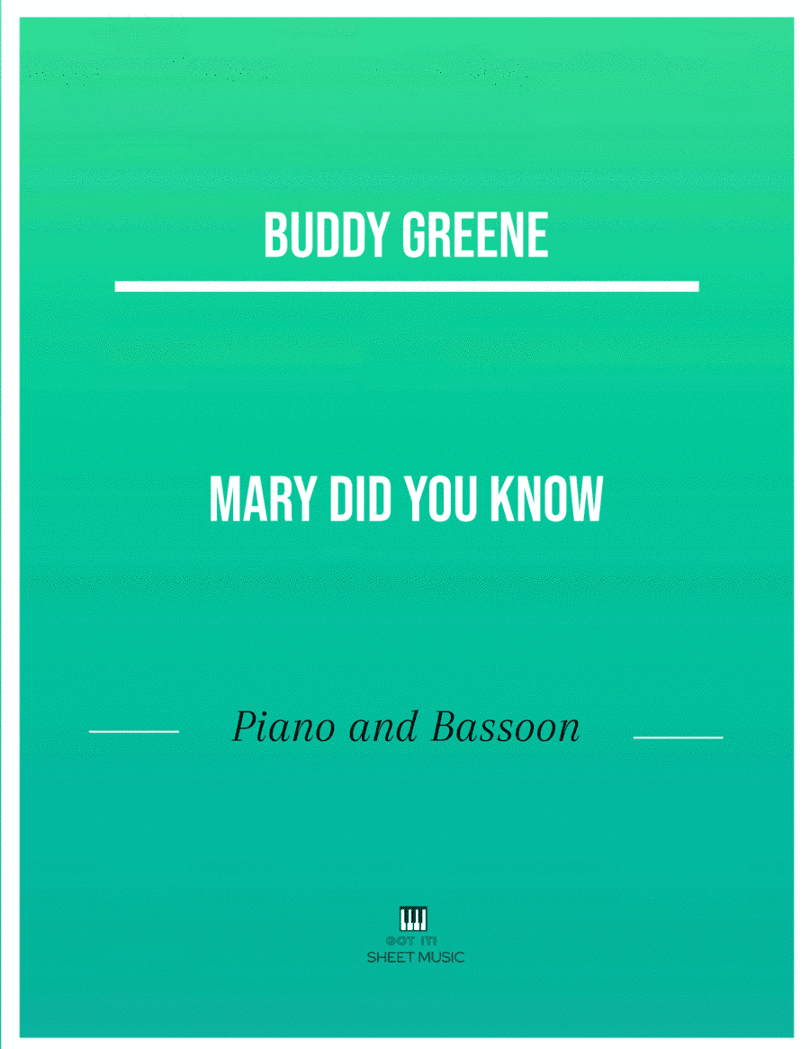 Mary, Did You Know? (arr. ANDRE LAITANO)