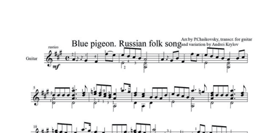 Blue pigeon. Russian Folk song. (arr. Andrei Krylov)