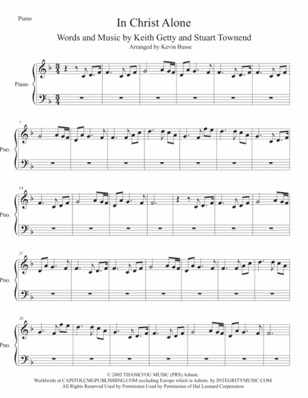 In Christ Alone (arr. Kevin Busse)