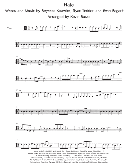 Halo (arr. Kevin Busse)
