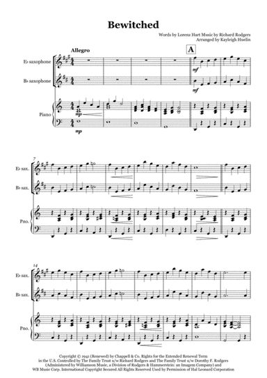 Bewitched (arr. Kayleigh Huelin)