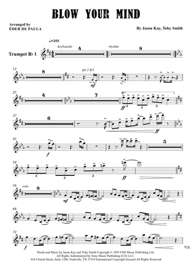 Blow Your Mind (arr. Éder de Paula)