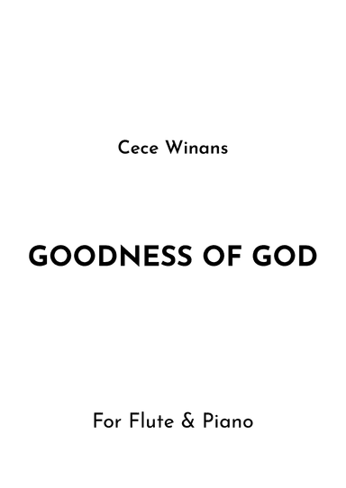 Goodness Of God (arr. Jireh J.)