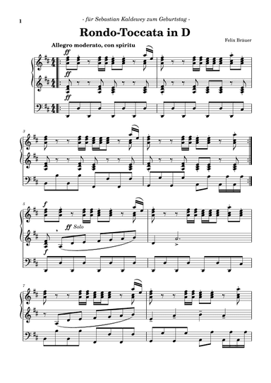 Rondo-Toccata in D-Dur