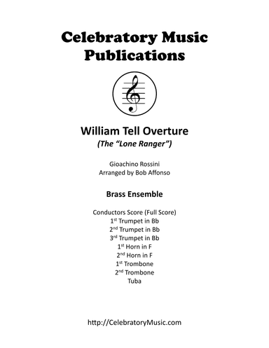 William Tell Overture (arr. Bob Affonso)