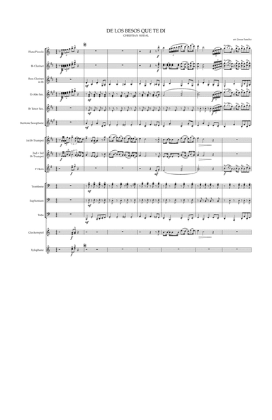 De Los Besos Que Te Di (arr. Josue Sancho)