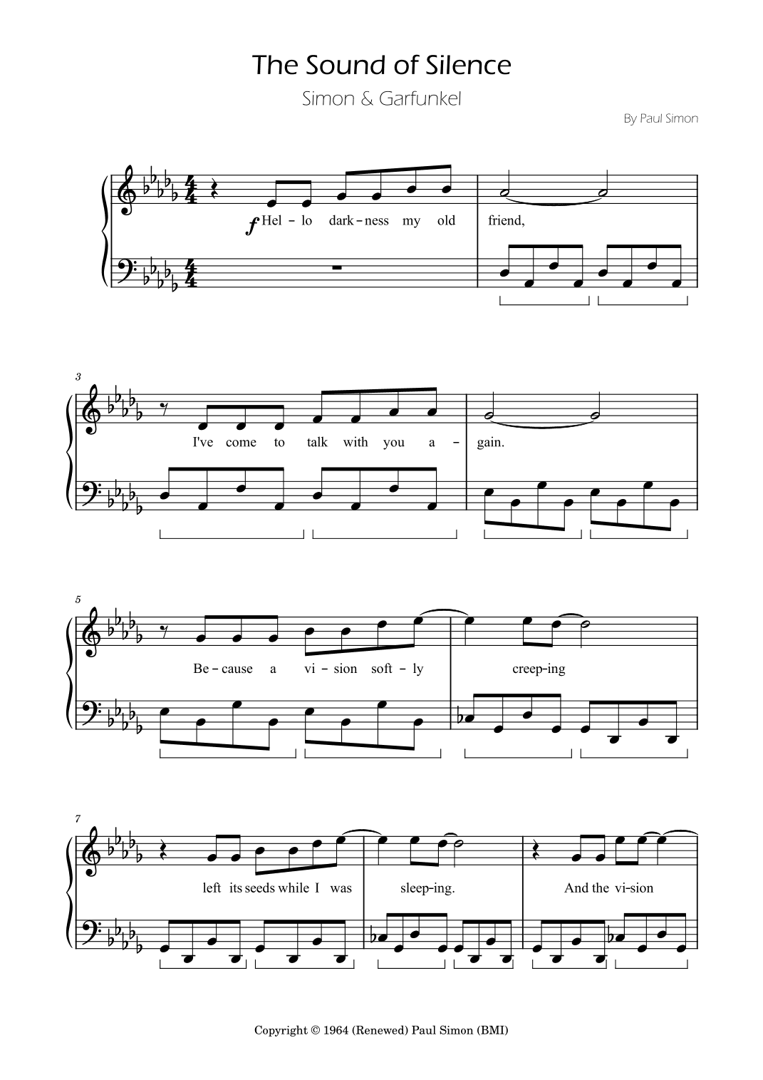 The Sound Of Silence (arr. Ygor Nunes)